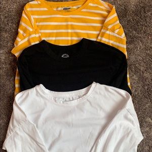 Kids size 6-7 long sleeve shirts